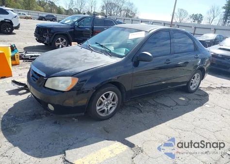 2005 Kia Spectra Ex/Lx/Sx from USA, damaged, VIN KNAFE121555126787